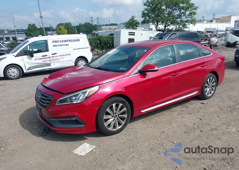 2017 Hyundai Sonata Sport z USA, uszkodzony, nr VIN 5NPE34AF8HH499023